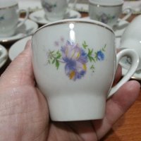 Стар български порцелан чашки за кафе , снимка 2 - Антикварни и старинни предмети - 42963405