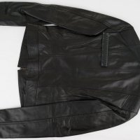 Черно дамско яке от естествена кожа марка Giorgio di Mare - M, снимка 5 - Якета - 33472988