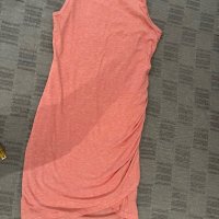 Розова рокля по тялото с набор, снимка 1 - Рокли - 43585164