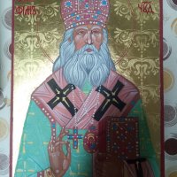 Икона Св. Серафим Софийски Чудотворец , снимка 1 - Икони - 37688641