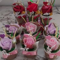 Кошнички с рози, снимка 3 - Подаръци за жени - 43861597