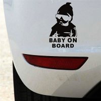 Бебе в колата / Baby on Board - Предпазителен стикер, снимка 3 - Аксесоари и консумативи - 27445350