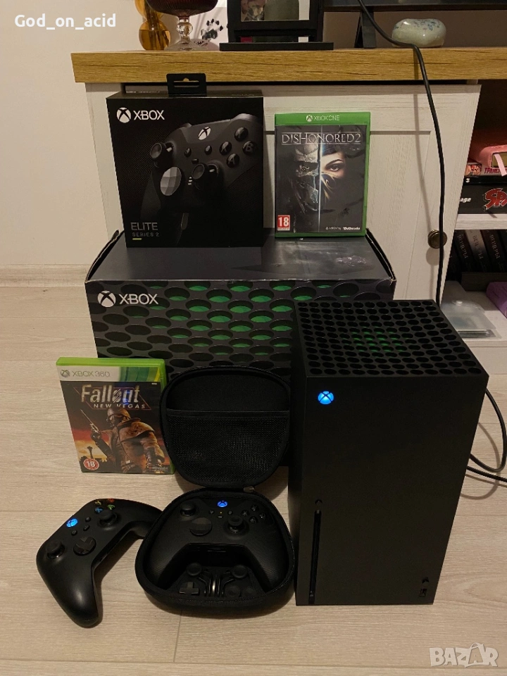 Xbox series X + геймпад elite series 2+ 2 игри, снимка 1