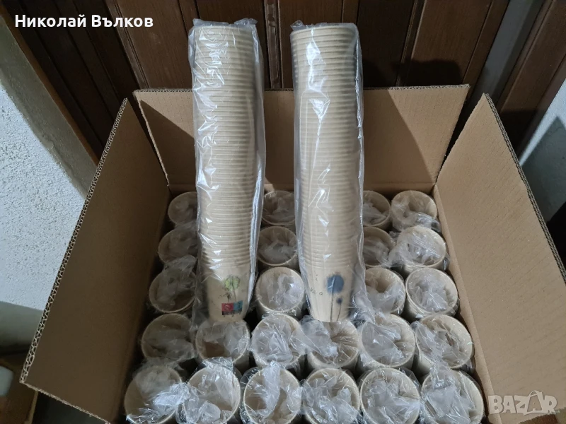 Бамбукови чаши за вендинг автомати Vending, снимка 1