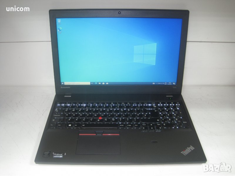 15.6" Lenovo T550 Core i5 5200U 2.20Ghz 8GB SSD 240GB, снимка 1