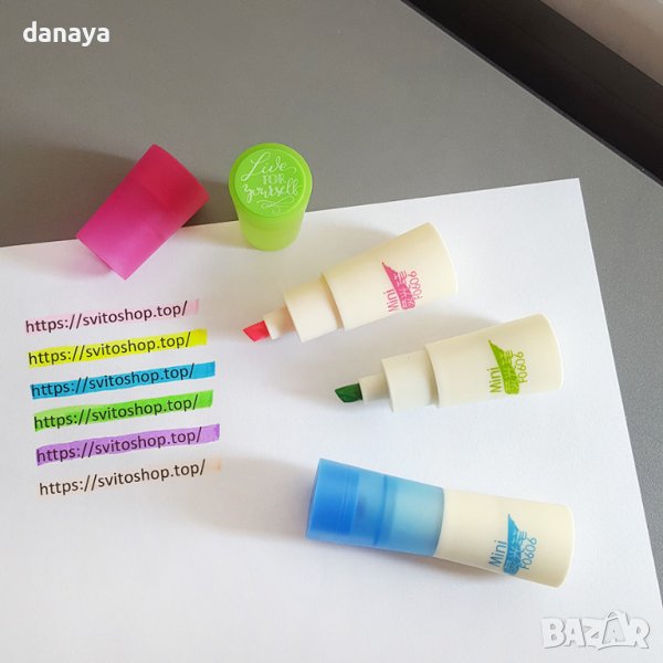 3036 Мини маркер за подчертаване на текст, снимка 1