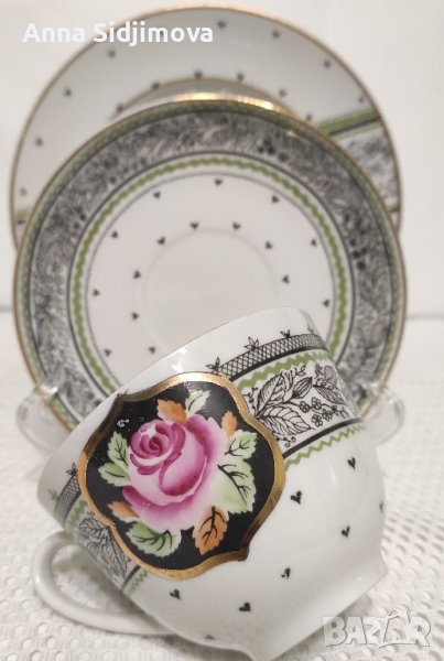 Руски порцелан ЛФЗ троен сет , снимка 1