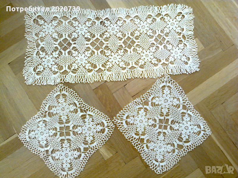 Комплект каренца плетени на 1 кука , снимка 1