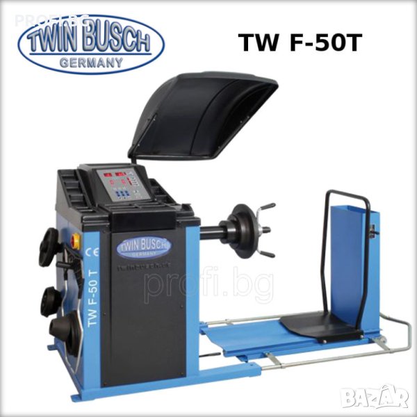 БАЛАНС МАШИНА за гуми на камиони /тежкотоварни гуми/ TWIN BUSCH GERMANY до 24″. ЛИЗИНГ, снимка 1