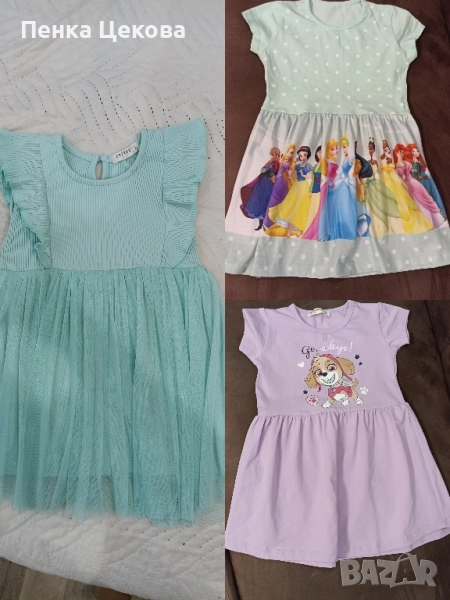 Детски рокли 92-104 размер , снимка 1