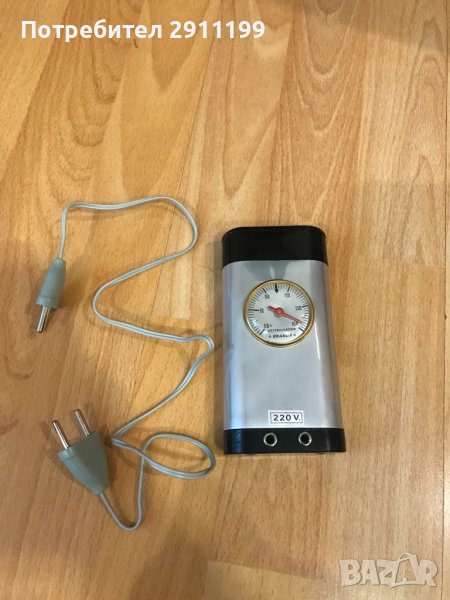 Стар , преносим стерилизатор за стъклени спринцовки, снимка 1