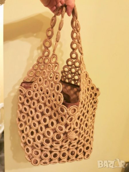 чанта Плeтиво плетена прежда, снимка 1