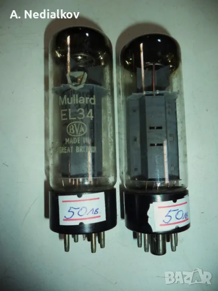 Лампи 2бр. EL34, снимка 1