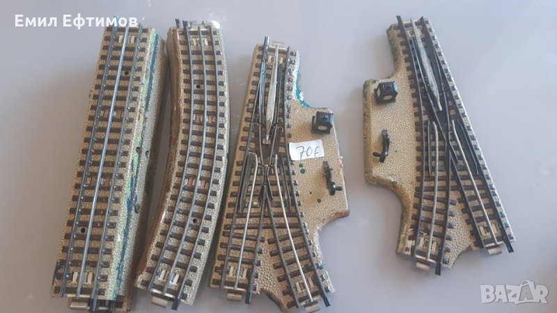 Релси Marklin за ЖП моделизъм-с три релси, снимка 1