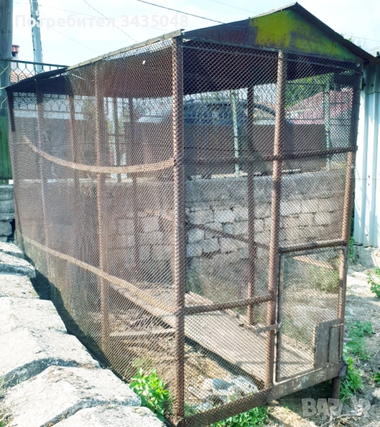 Метален кош, подходящ за съхранение на царевица и други земеделски култури., снимка 1