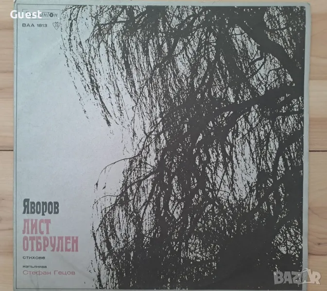 Грамофонна плоча Яворов Лист Отбрулен, снимка 1