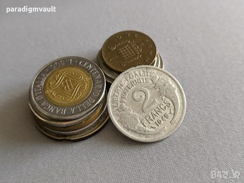 Монета - Франция - 2 франка | 1946г., снимка 1