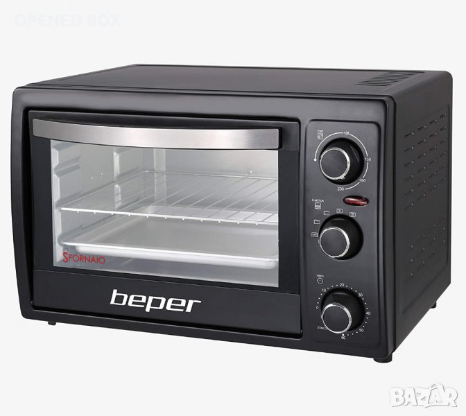 BEPER 90.886 Електрическа фурна Черна - с транспортна забележка, снимка 1