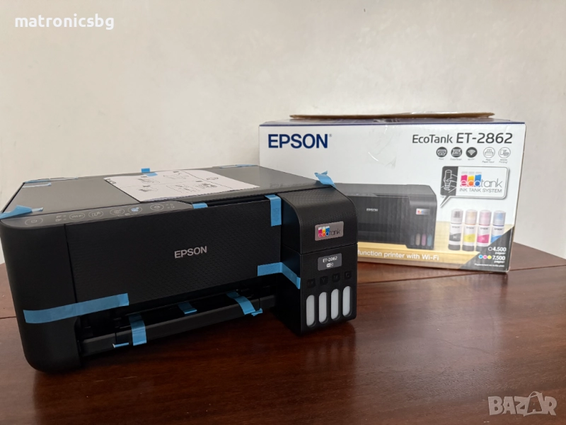Мултифункционален принтер EPSON EcoTank ET-2862 A4 Wi-Fi, снимка 1