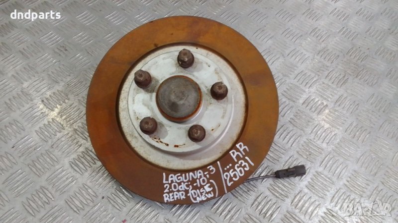Лагер главина с нов диск Renault Laguna 2.0dCi 2010г.(задна дясна)	, снимка 1
