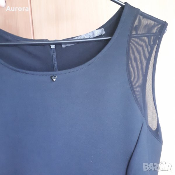 Guess стилна черна рокля, S/М, снимка 1