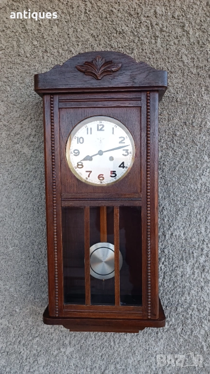 Стенен часовник - F.M.S Mauthe - Germany - Антика - 1930"г., снимка 1