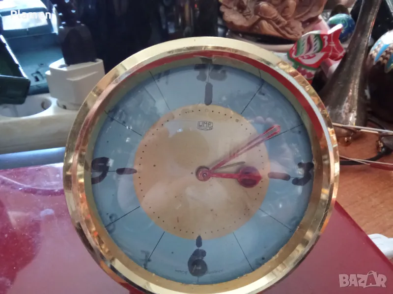 Стар будилник часовник RUHlA GDR, снимка 1