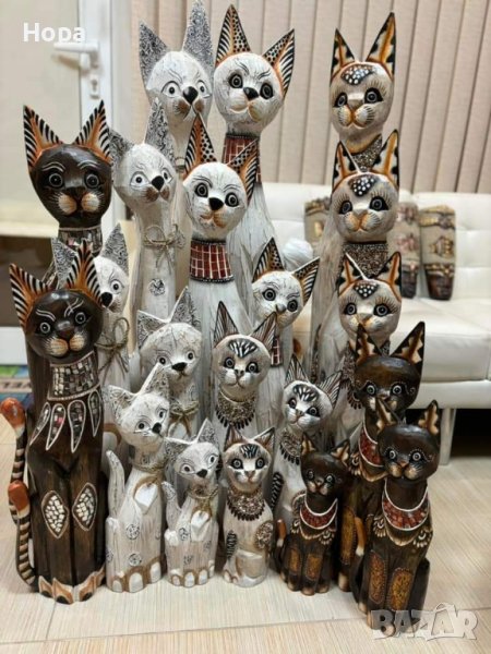 Котка от дърво 60см, 80см,100см , снимка 1