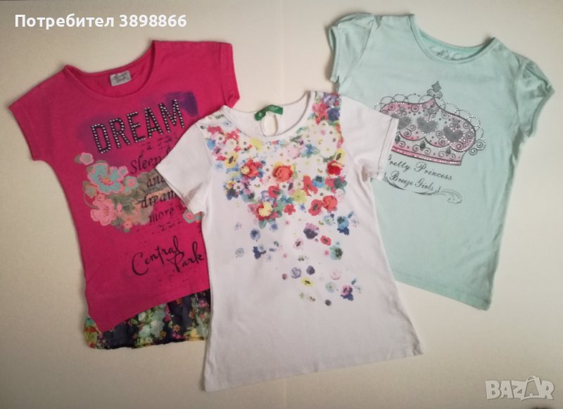 Лот от три блузки - размер 116 см., снимка 1