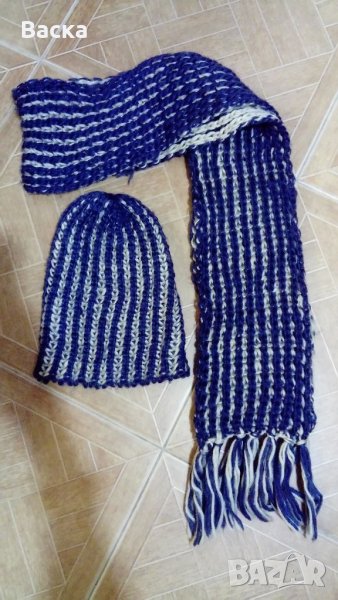 Зимни шапка, шал и ръкавици , снимка 1