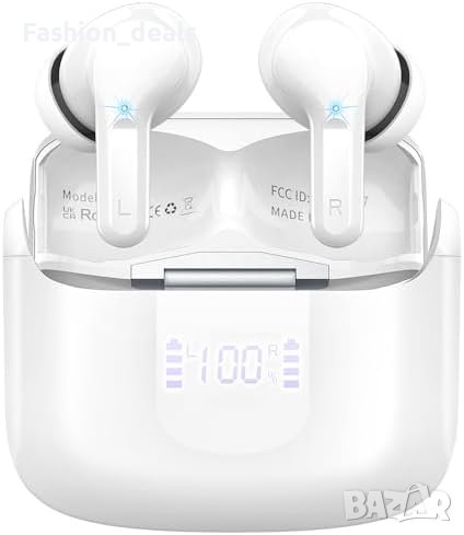 Нови Безжични слушалки Bluetooth 5.3 USB-C/LED дисплей Водоустойчиви Подарък, снимка 1