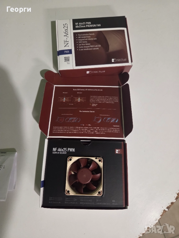 Вентилатор NOCTUA NF-A6x25 PWM, снимка 1