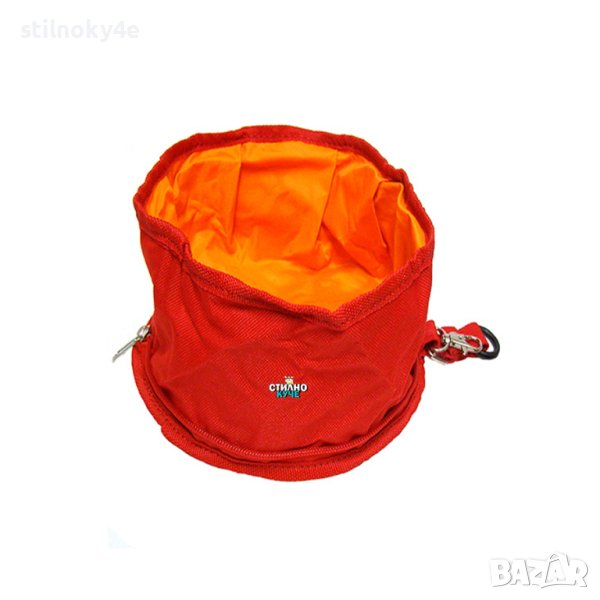 Сгъваема водоустойчива купа за домашен любимец при път или разходка Кучешка купа за път , снимка 1