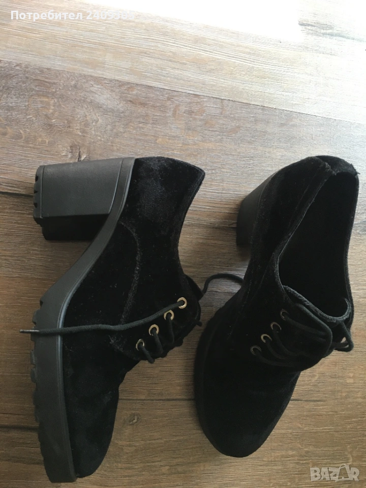 Дамски обувки плюш с естествен хастар, снимка 1