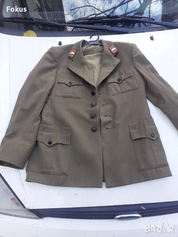 Стара военна Соц. куртка - униформа, снимка 1