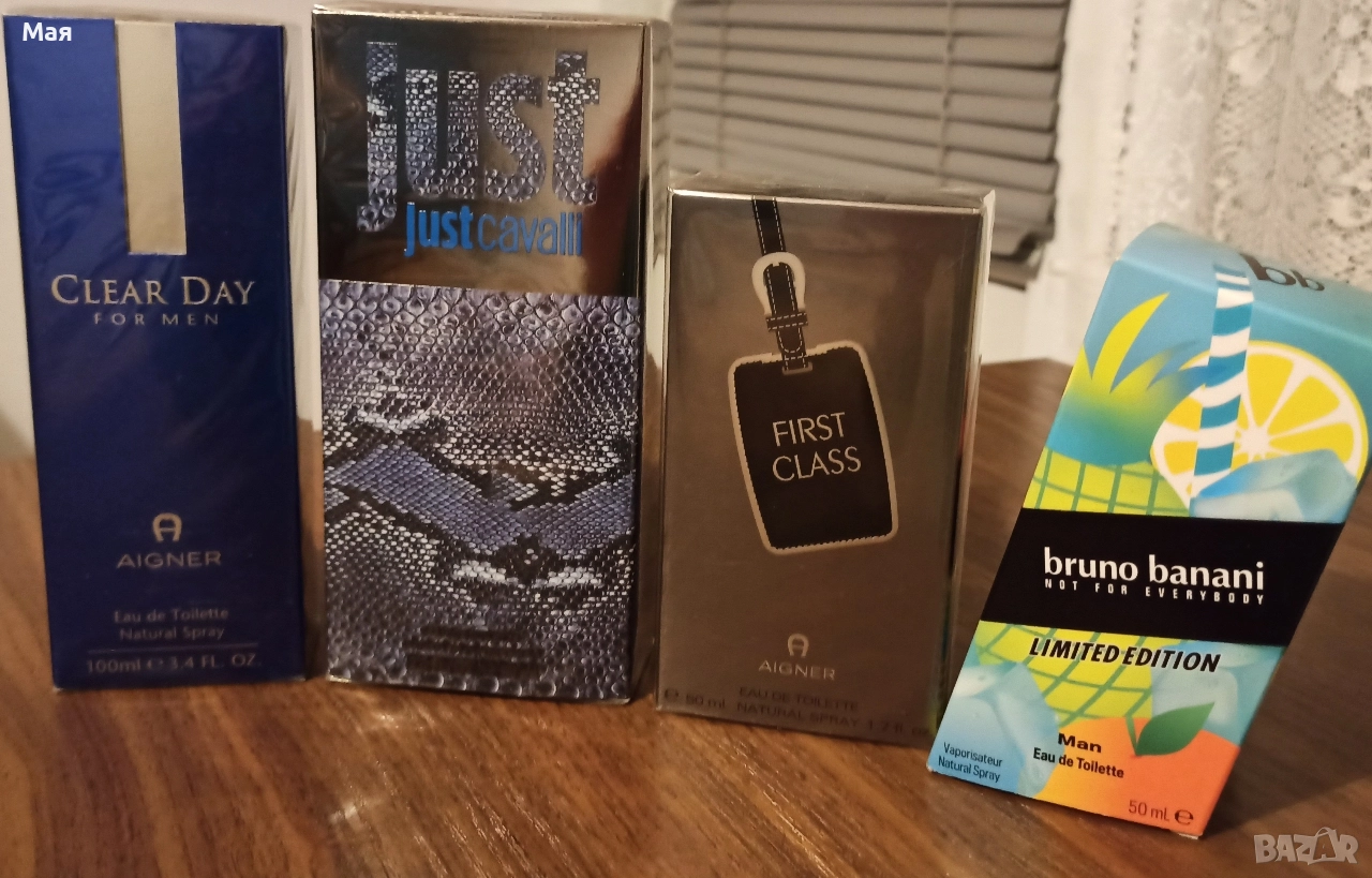 Мъжки парфюми Cavalli, Aigner, Bruno Banani, снимка 1