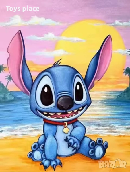 30*40см Диамантен гоблен Лило и Стич Lilo and Stitch , снимка 1