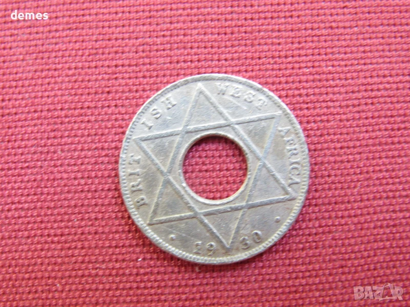 Британска Западна Африка - 1/10 пени, 1930 г. - 449m RARE, снимка 1