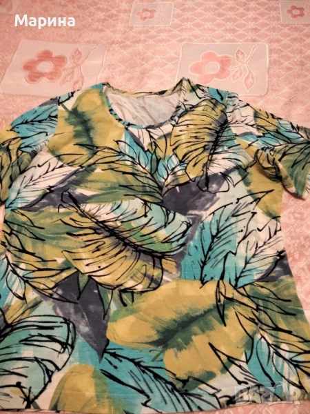 Дамска блуза с къс ръкав , снимка 1