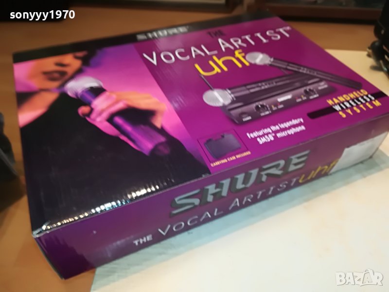 SHURE-2 БЕЗЖИЧНИ МИКРОФОНА 2809221911, снимка 1