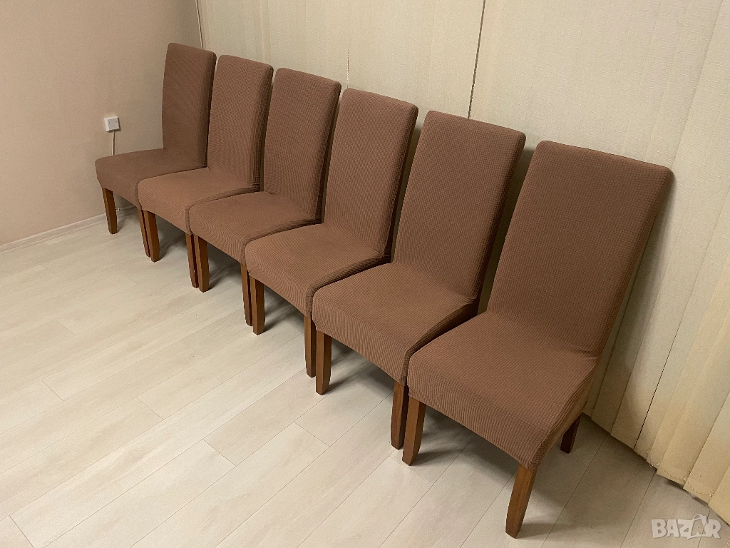 Хубав и удобен трапезен (кухненски) стол еко кожа, снимка 1