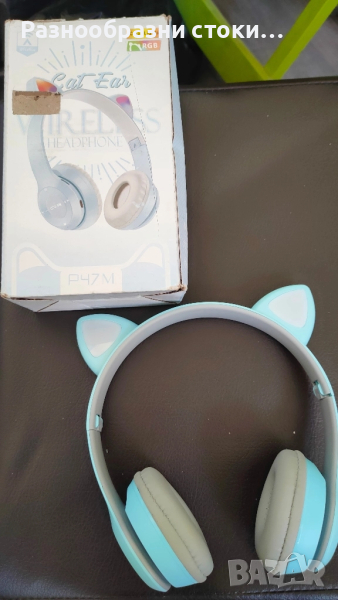 Детски слушалки Cat Ear P47M, снимка 1