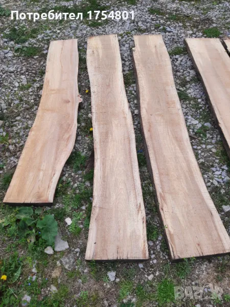 Дървен материал - бряст - янове - 5 см, снимка 1