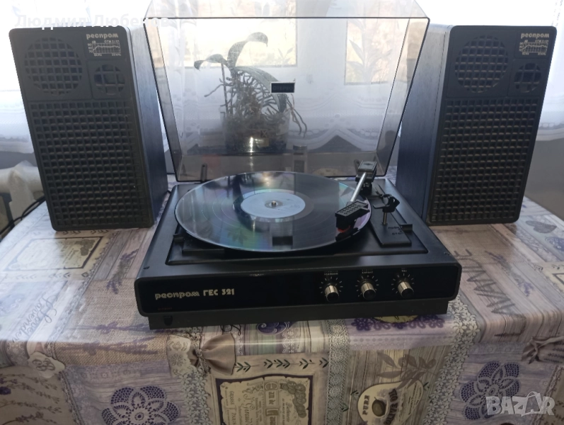 Грамофон респром ГЕС 321 с тонколoни, снимка 1