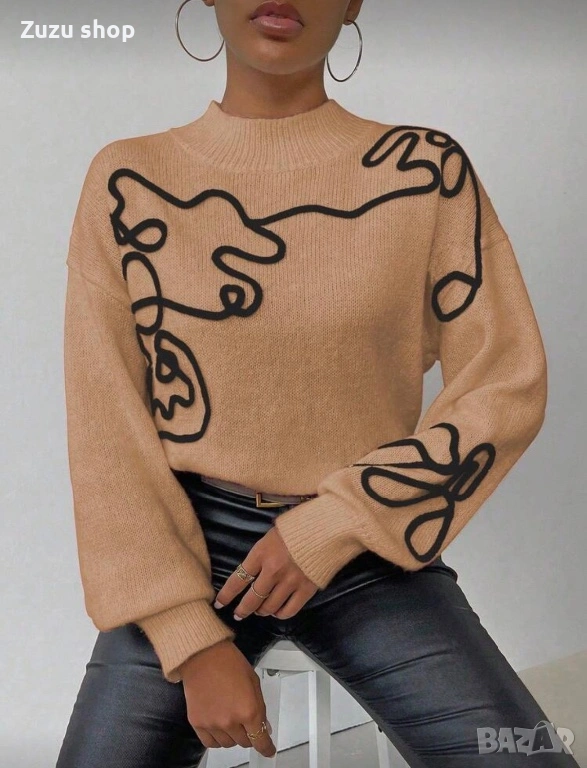 Дамска блуза с дълъг ръкав, снимка 1