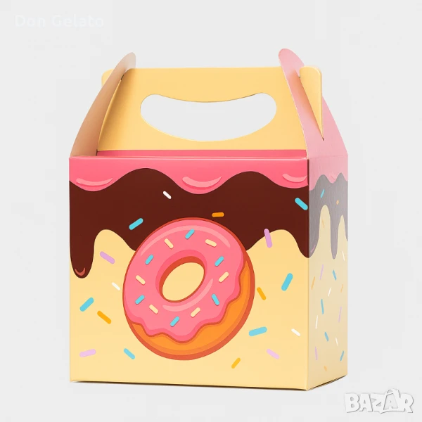 Опаковка за понички за вкъщи – Takeaway box за понички, снимка 1