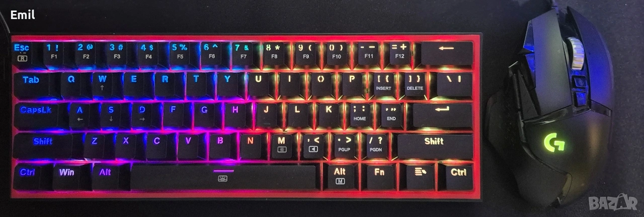 Logitech g502 + Слушалки и клавиатура , снимка 1