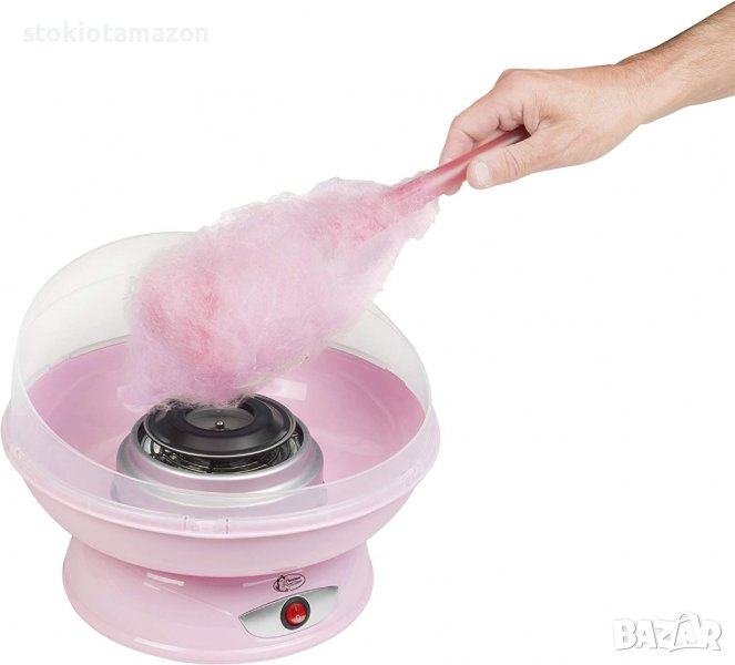Домашна Машина за захарен памук, розова, Candyfloss maker pink, парти машина за памук , снимка 1