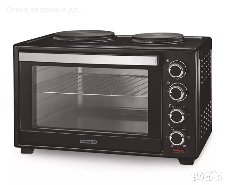 ✨Електрическа печка TERMOMAX TXC46CL, 46 L, 1600W, Черен , снимка 1