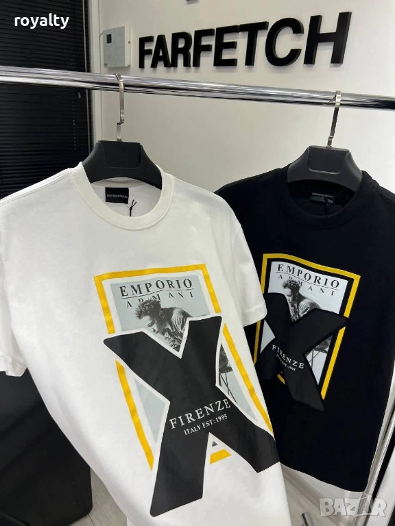 Emporio Armani Мъжки Тениски Два Цвята , снимка 1